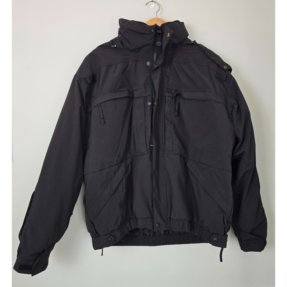 5.11 Tactical Outdoor Utility Mens 5-1 Fleece Lined Jacket Sz XL Black Gorpcore
